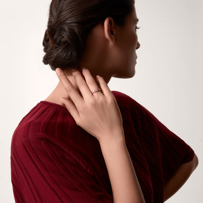 ラブウェディングバンド、ダイヤモンドパヴェ