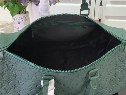 ルイ・ヴィトン キーポル・バンドリエール 50 フォレストグリーン – LW188