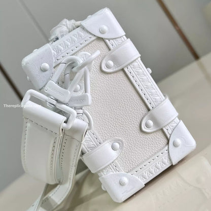 サイドトランクPMバッグ オプティカルホワイト カウハイドレザー M24304 – LW425