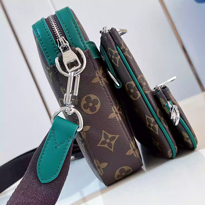 トリオ メッセンジャーバッグ ボルネオグリーン モノグラム マカッサル M12766 – LW294