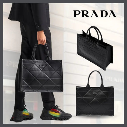 ＊PRADA＊ミディアム レザー ハンドバッグ 1BA379ASKF0002