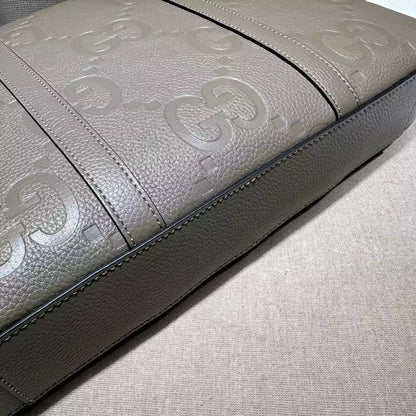 グッチ ジャンボ GGブリーフケース ドキュメントバッグ ブラウンレザー – BG072