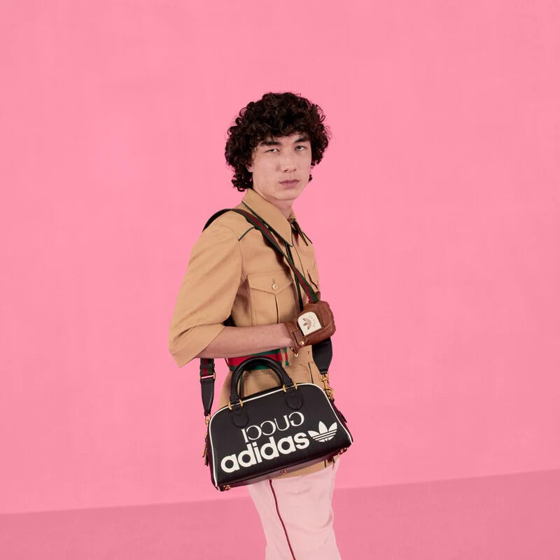 ADIDAS X GUCCI ミニ ダッフルバッグ 28 X 16 X 12CM