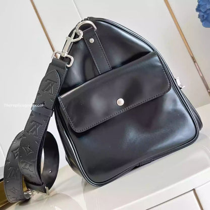 キーポル カーゴ バンドリエール 50 バッグ ブラック カーフレザー – LW308