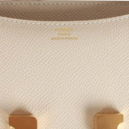 エルメス コンスタンス 1-18 エプソム チョーク ゴールド金具