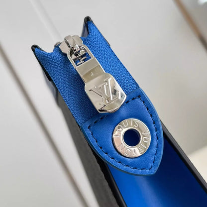 トラベルポーチ MM インディゴブルー ダミエグラファイトキャンバス N00088 – LW407