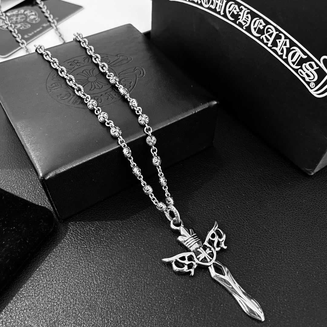 【CHROME HEARTS 】ネックレス、新しいネックレス万能シンプルファッションオーナメント