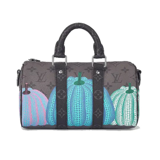 ルイ・ヴィトン クサマ リバース モノグラム エクリプス キーポル 25