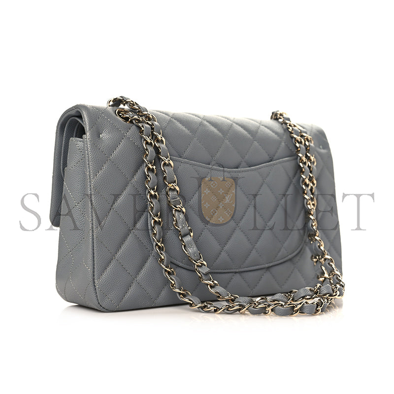 シャネル キャビア キルティング ミディアム ダブルフラップ 1215620 (25*15*6cm)