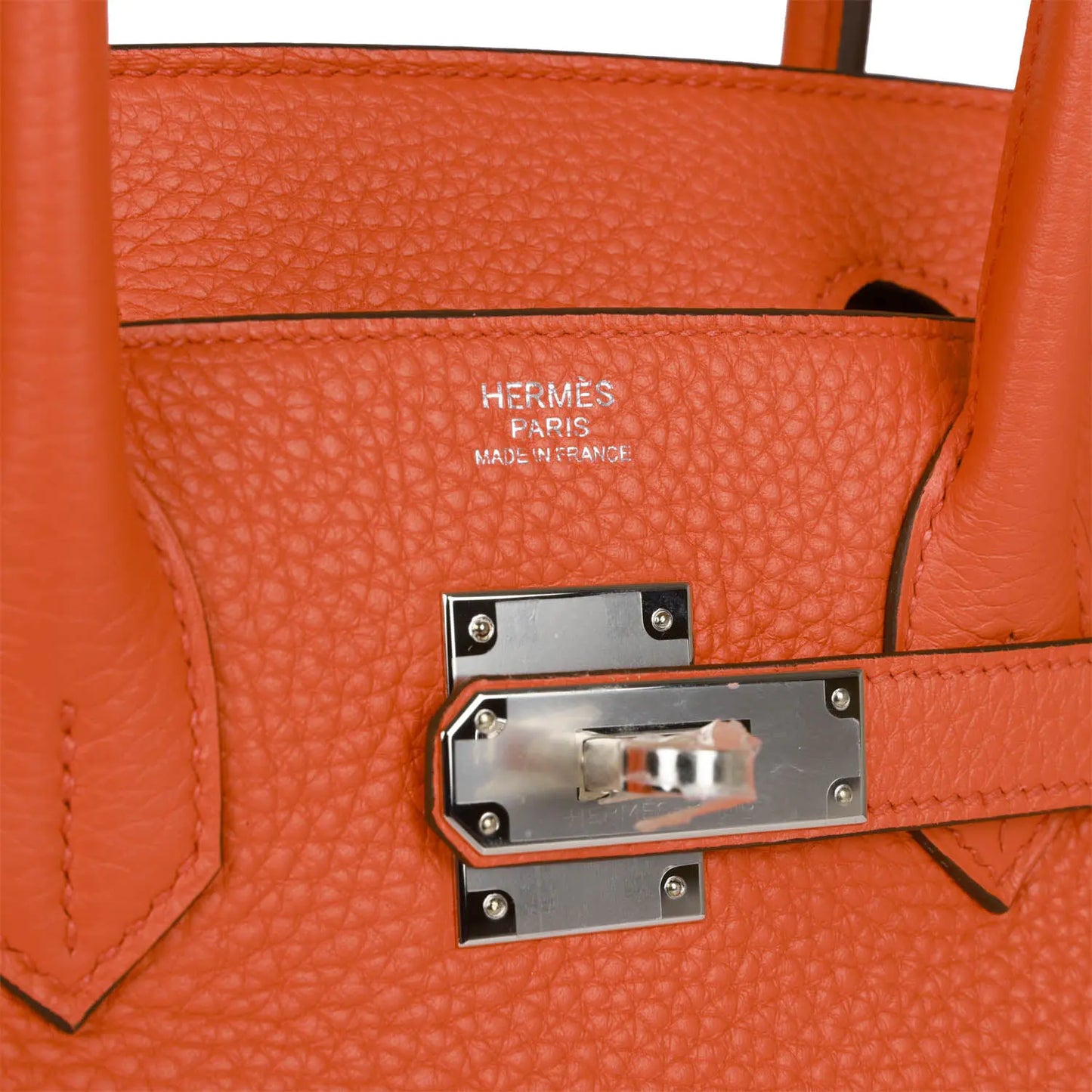 エルメス バーキン 30 オレンジポピー クレマンス パラジウム金具