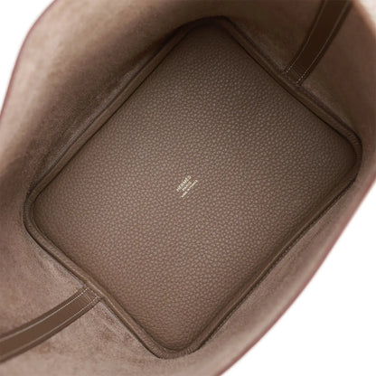 エルメス ピコタンロック22 エトゥープ クレマンス ゴールド金具