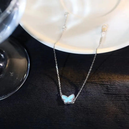 ヴァン クリーフ＆アーペル バタフライ ミントブルー ブレスレット