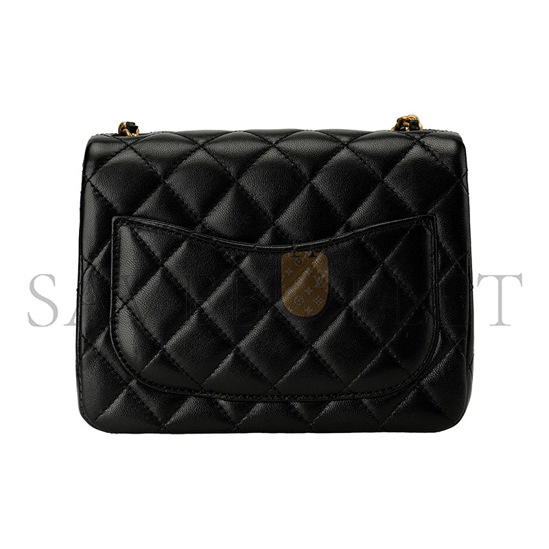 シャネル マスター リトル ゴールド ボール スクエア フラップ バッグ AS1786 (17*13.5*8cm)