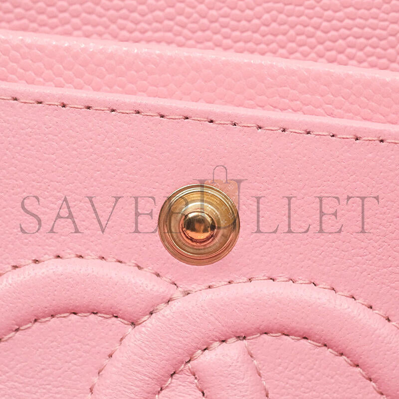 シャネル キャビア キルティング スモール ダブルフラップ 1400535 (23*13*6cm)