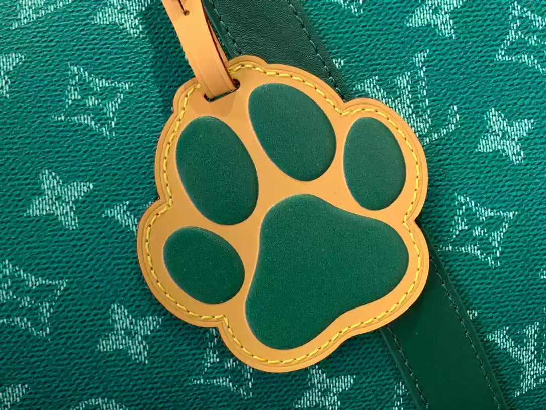 ルイ・ヴィトン キーポル・バンドリエール 50 バッグ グリーン – LW174