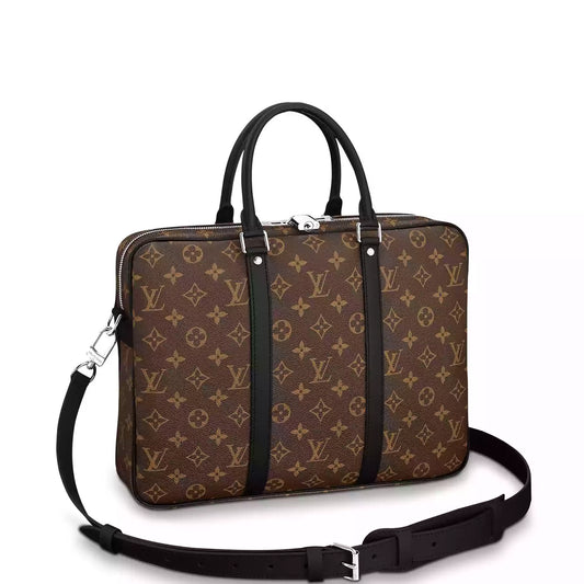 マカッサル キャンバス モノグラム トラベルブリーフケース M52005 – LW326