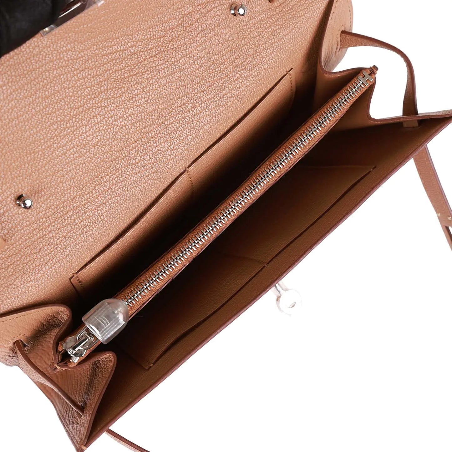 エルメス ケリーウォレット トゥゴー ケブラチョ シェーブル パラジウム金具