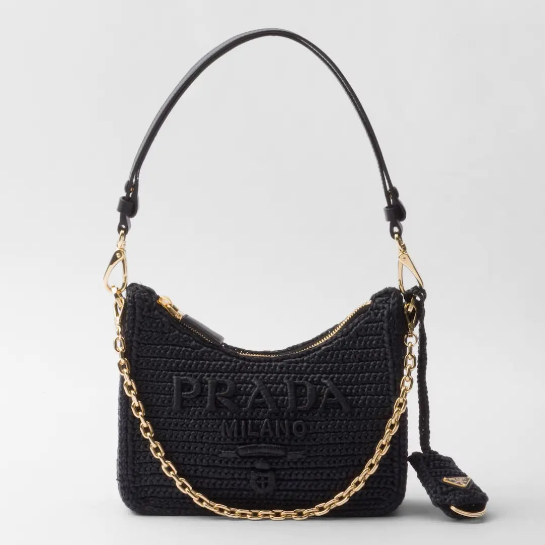 【大人気】PRADA◆Re-edition ミニバッグ チェーン ストラップ付