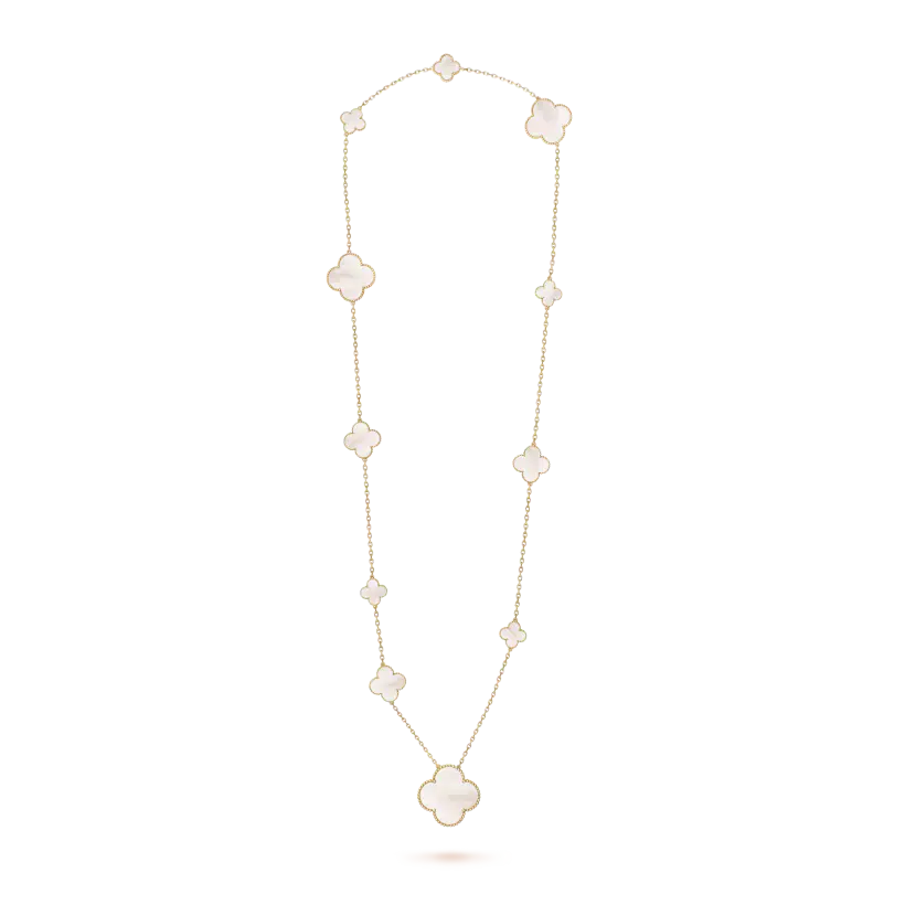 ヴァン クリーフ＆アーペルの11種類のパターンが織りなすマジック アルハンブラ ロングネックレスが新登場