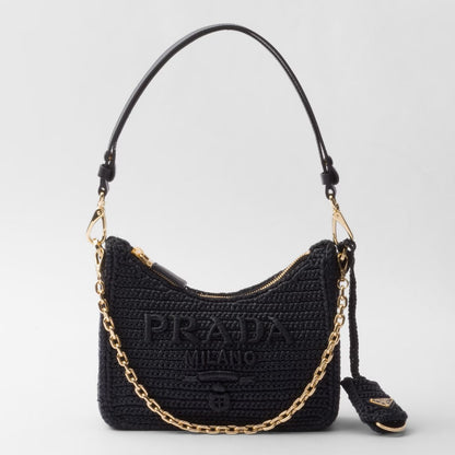 【大人気】PRADA◆Re-edition ミニバッグ チェーン ストラップ付