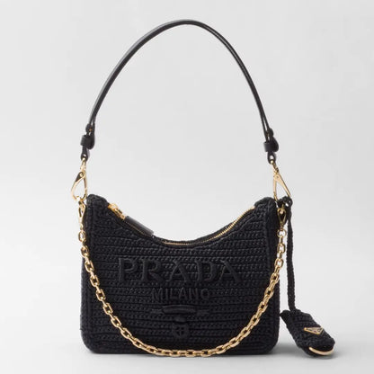 【大人気】PRADA◆Re-edition ミニバッグ チェーン ストラップ付