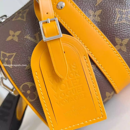 キーポル バンドリエール 25 バッグ サフラン イエロー モノグラム マカッサル – LW301