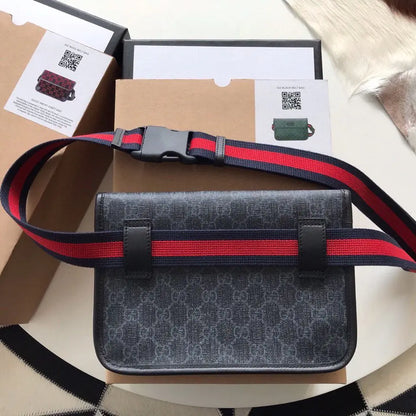 GGブラックベルトバッグ