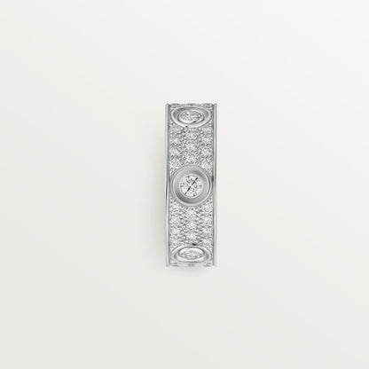 ラブリング、ダイヤモンドパヴェ