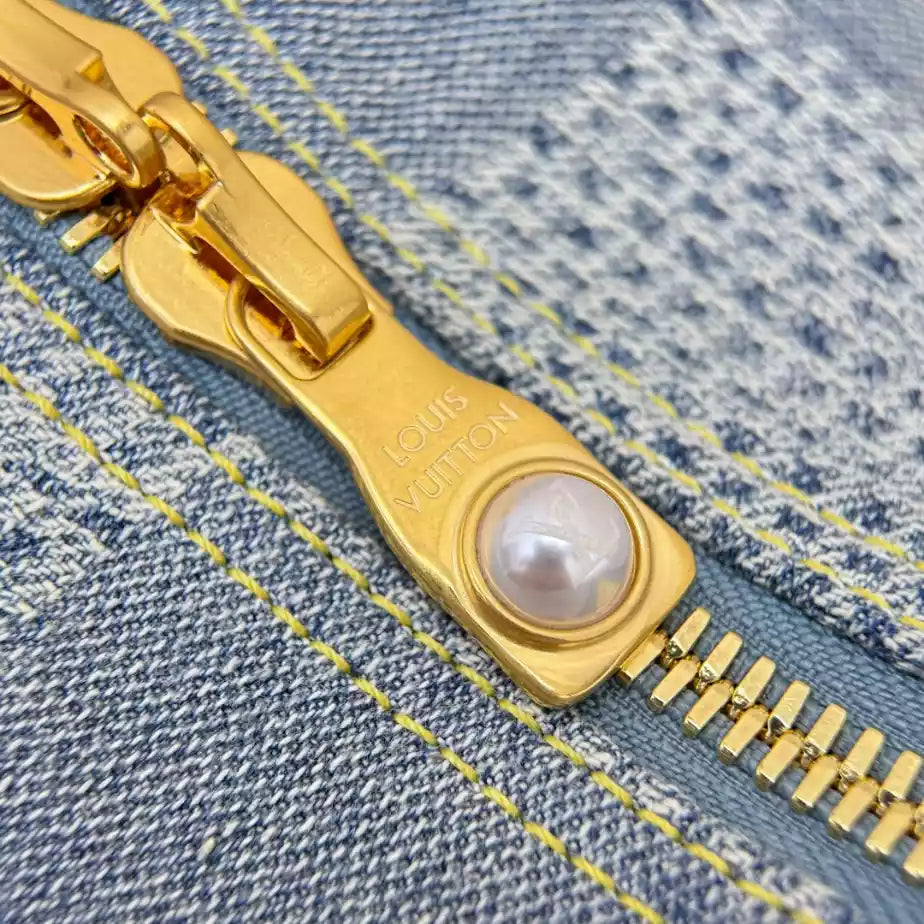 キーポル バンドリエール 50 ブルー ダミエ デニム 3D N40739 – LW214