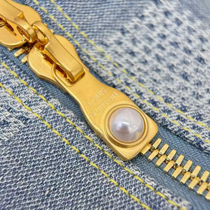 キーポル バンドリエール 50 ブルー ダミエ デニム 3D N40739 – LW214