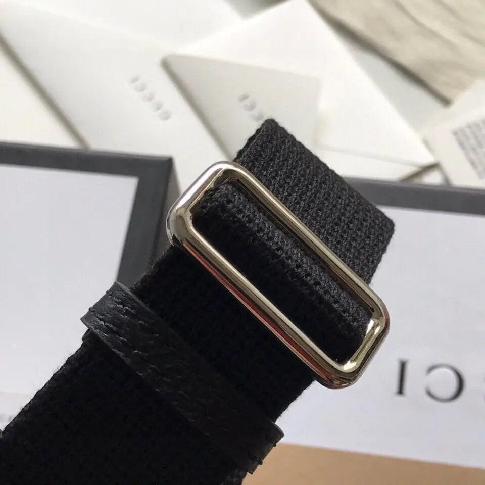 GGブラックベルトバッグ