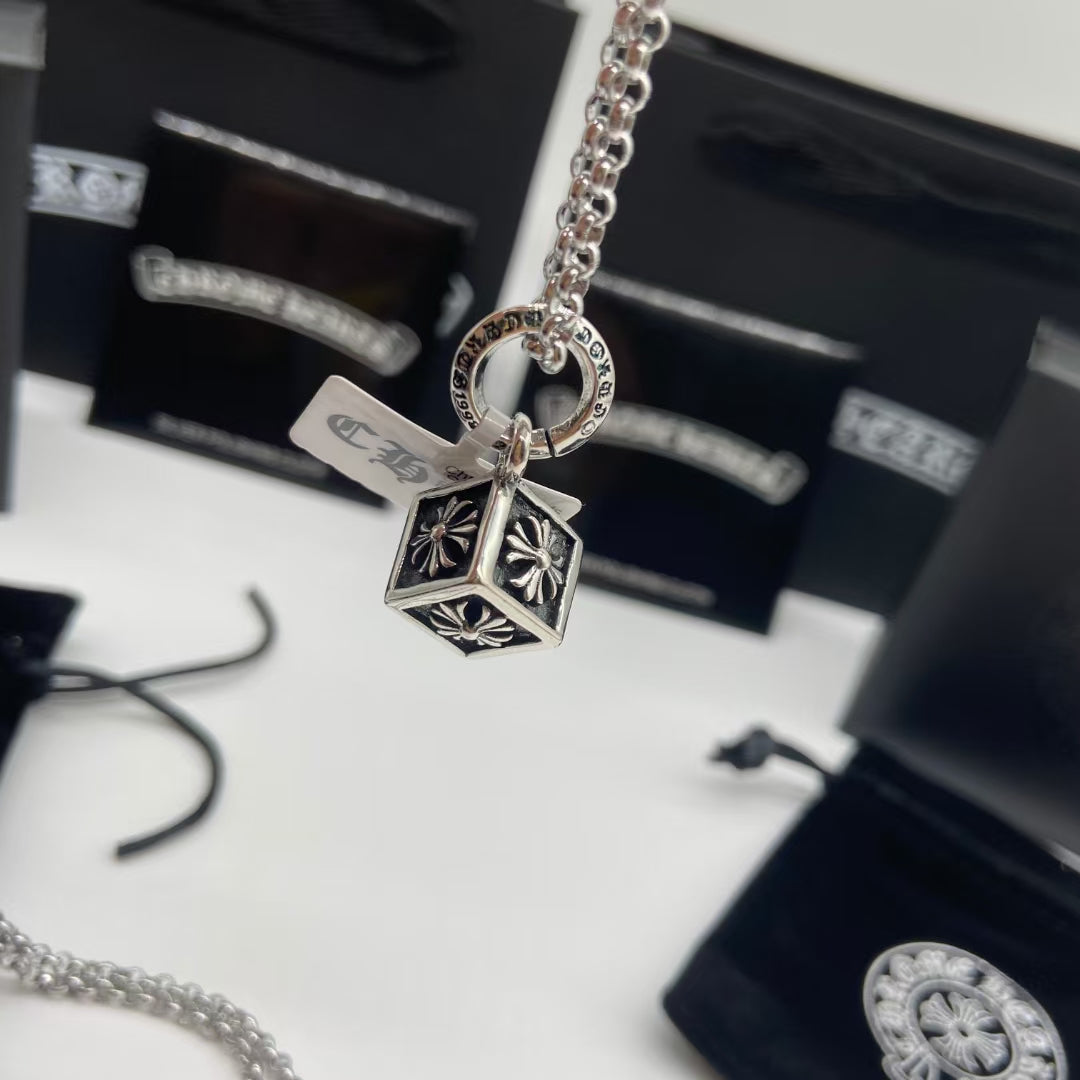 【Chrome Hearts 】クロムハーツ ダイスペンダント ネックレス