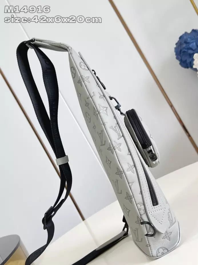 デュオ スリングバッグ サンド モノグラム シャドウ M14916 – LW274