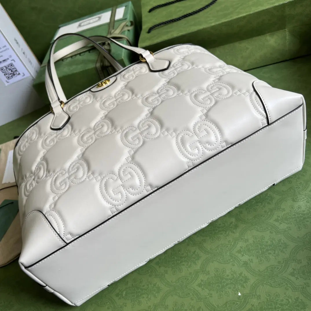 GGマトラッセ レザー ミディアム トート