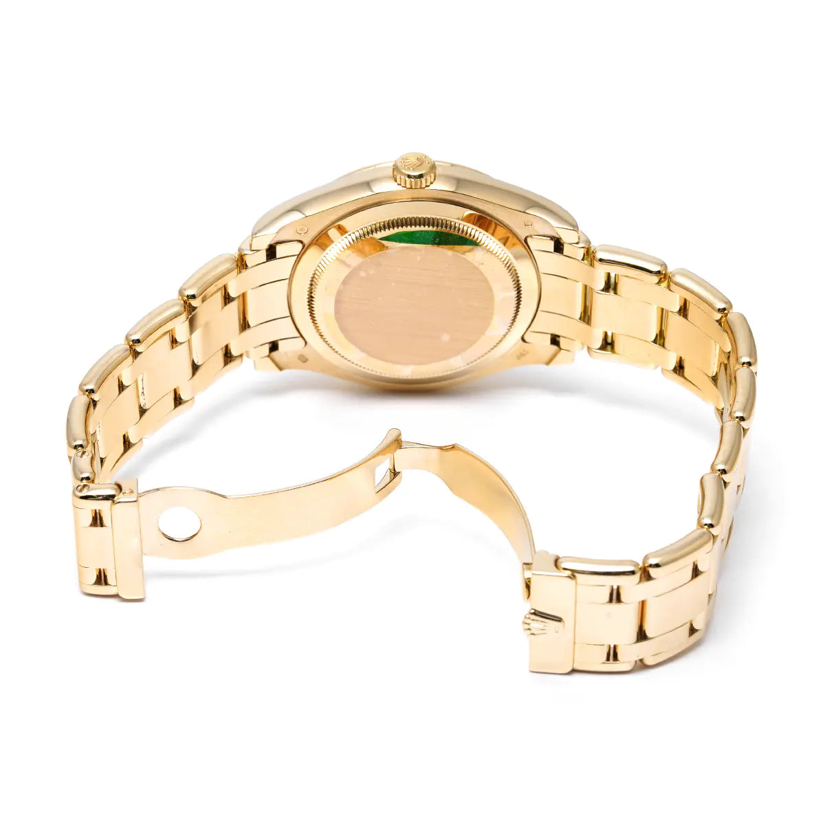 ロレックス デイデイト パールマスター 18948 ブラックシェル/ダイヤモンド メンズ 時計