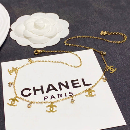 シャネルのダブルCネックレス