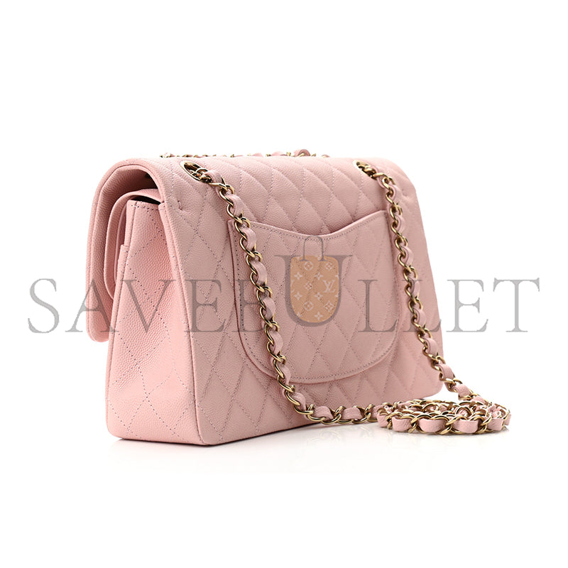 シャネル キャビア キルティング ミディアム ダブルフラップ 1169700 (25*15*6cm)