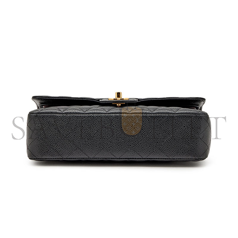 シャネル キャビア キルティング ミディアム クラシック フラップ 1362014 (25*15*7cm)