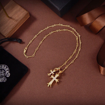 【Chrome Hearts】ネックレス、新しいネックレス万能シンプルファッションオーナメント