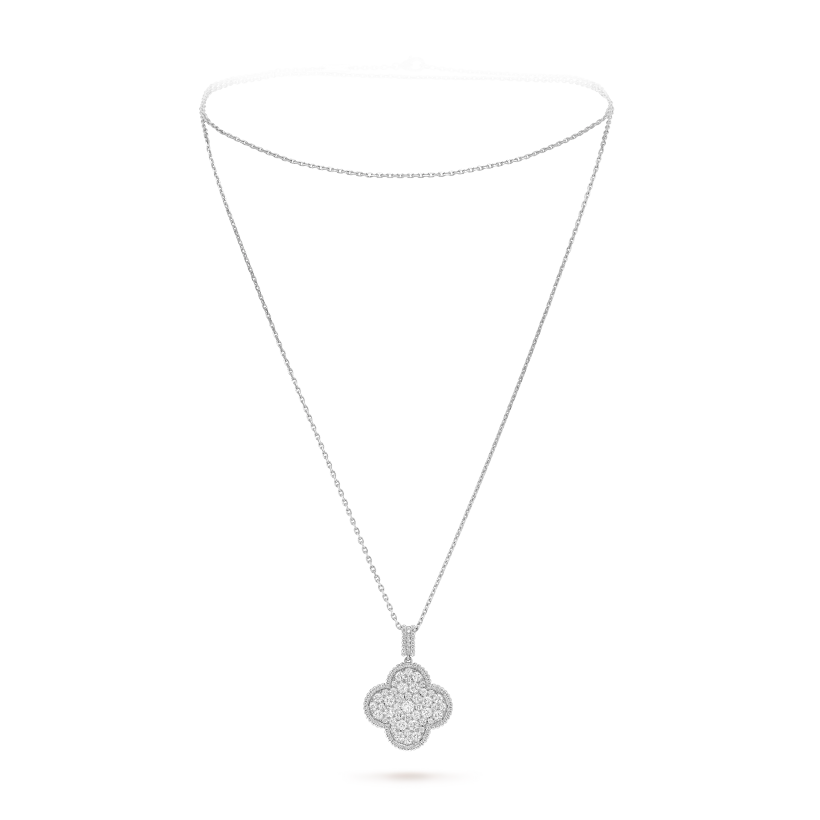 ヴァン クリーフ マジック アルハンブラ ロングネックレス シングルペンダント