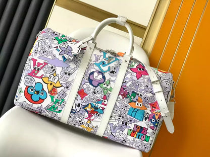 キーポル バンドリエールバッグ 50 モノグラム コミック キャンバス – LW365