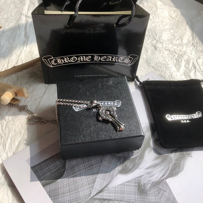 Chrome Hearts クロムハーツ バッジクロスネックレス 65cm