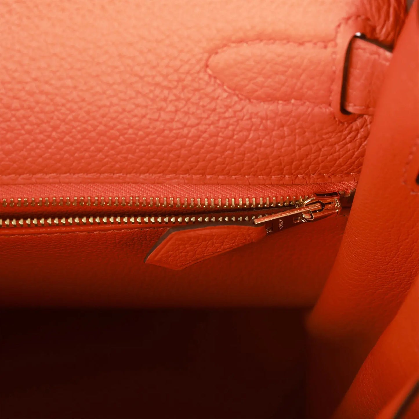 エルメス ケリー ルトゥール 28 オレンジ トゴ ゴールド金具