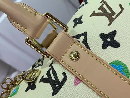 LV キーポル・バンドリエール 50 バニラモノグラム クラギーコーティングキャンバス – LW177