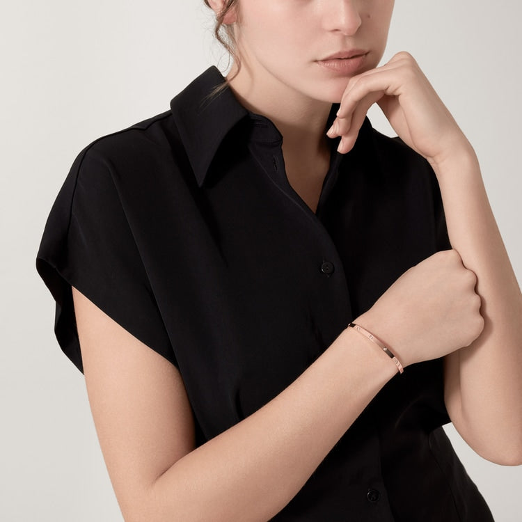 ラブブレスレット、スモールモデル、ダイヤモンド10個