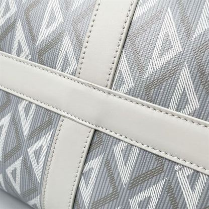 ディオール リンゴット 50 バッグ グレー CD ダイヤモンド キャンバス – DIO029