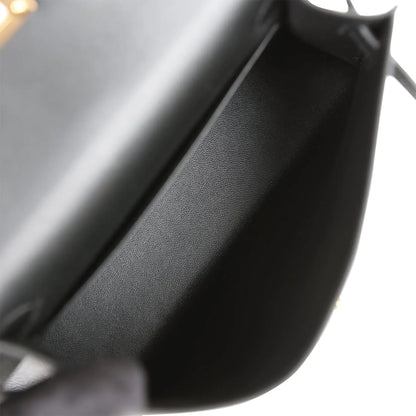 エルメス ケリー・セリエ 20 ブラック エプソン ゴールド金具