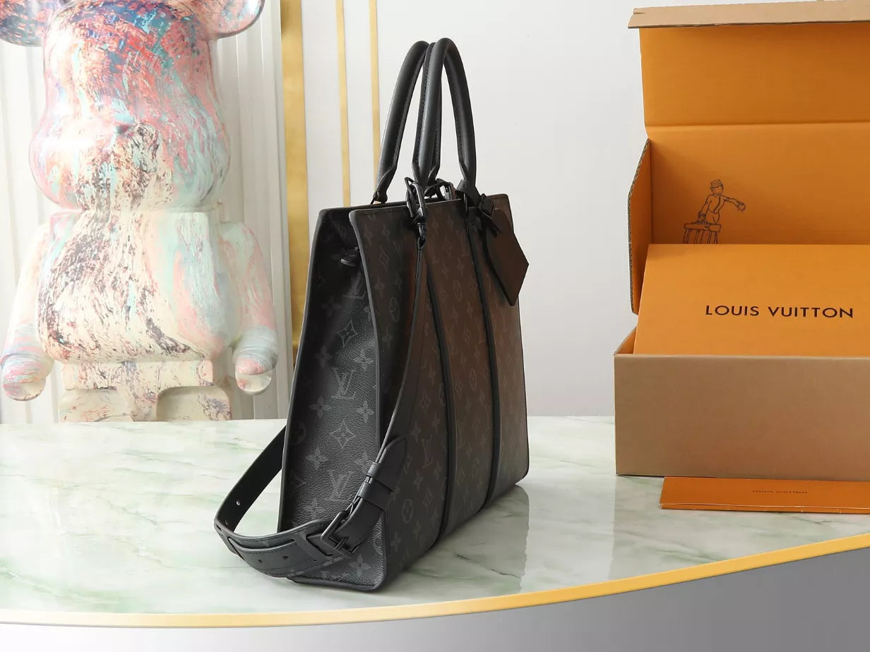 サック プラット 24H ブラック モノグラム エクリプス キャンバス M47059 – LW207