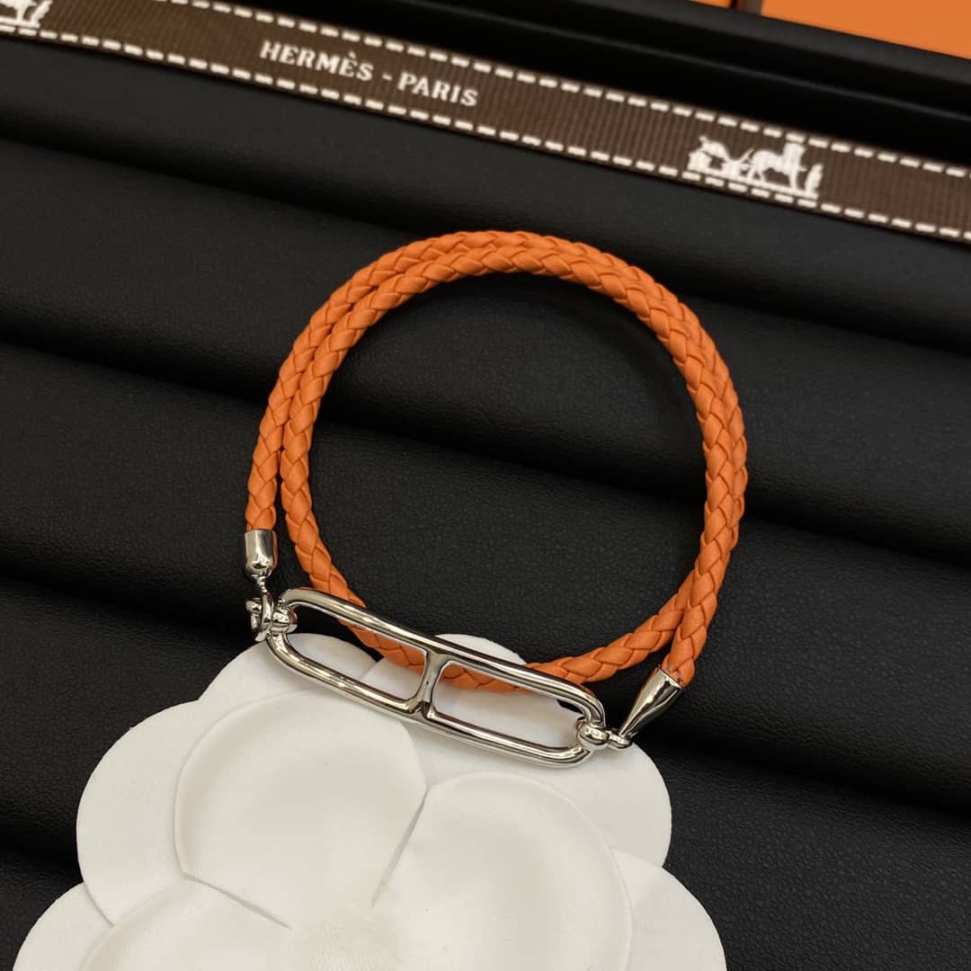偽エルメスロゴブレスレット