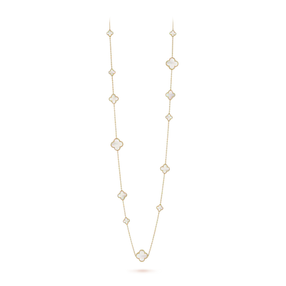 ヴァン クリーフ＆アーペル マジック アルハンブラ ロングネックレス チャーム16個